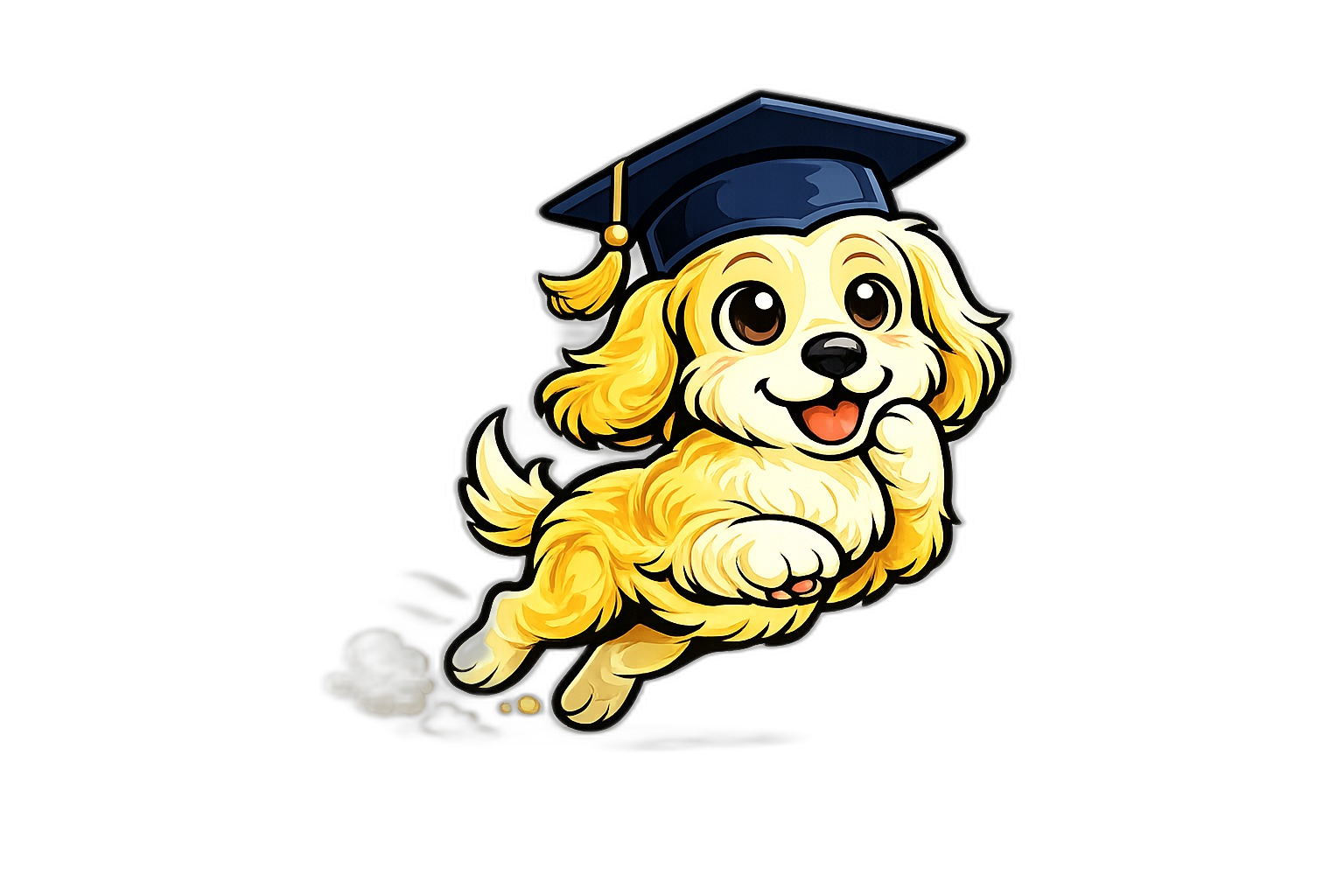 Perrito corriendo
